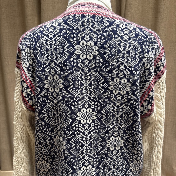 Norwegian Heritage Light Sweater -Midnight & Snow - NWT - Picture 5 of 7